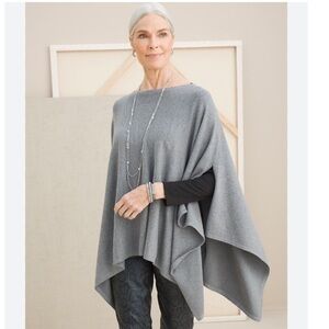 Chico’s Cotton Cashmere Poncho